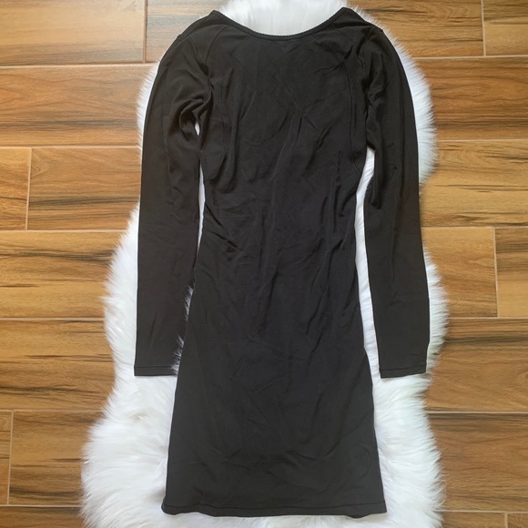 Contour dress black lululemon nulu low back new - Picture 3 of 6